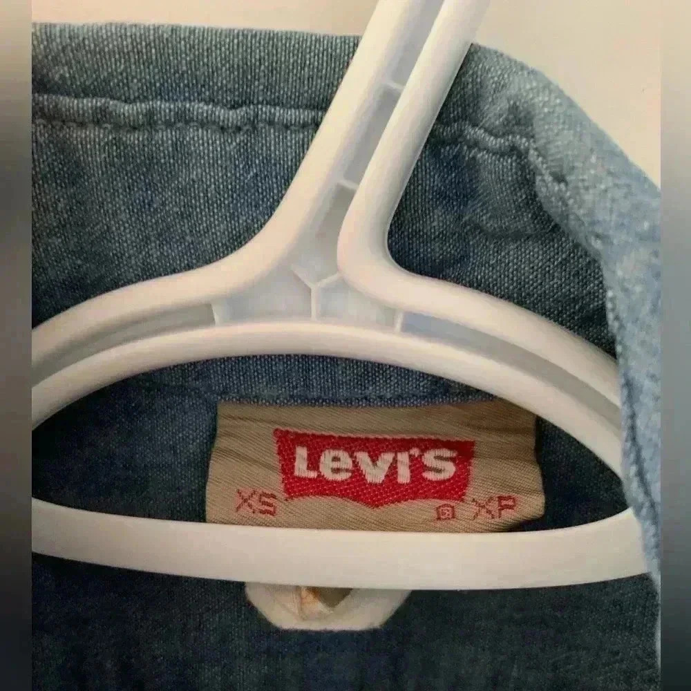 LEVIs VINTAGE ORANGE TAB Denim Shirt - Picture 4 of 8